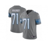 Youth Nike Detroit Lions #71 Ricky Wagner Limited Steel Rush NFL Jersey