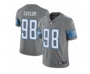 Youth Nike Detroit Lions #98 Devin Taylor Limited Steel Rush NFL Jersey
