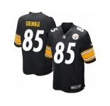 Men's Nike Pittsburgh Steelers #85 Xavier Grimble Game Black Team Color NFL Jersey