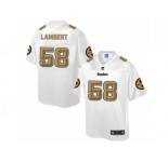 Nike Pittsburgh Steelers #58 Jack Lambert White Men's NFL Pro Line Fashion Game Jersey
