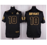 Nike Pittsburgh Steelers #10 Martavis Bryant Black Pro Line Gold Collection Jersey[Elite]