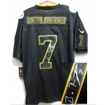 nike nfl jerseys pittsburgh steelers #7 roethlisberger black[Elite lights out signature]