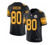 Men Nike Pittsburgh Steelers #80 Ladarius Green Black Color Rush Limited Jersey