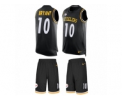 Men's Nike Pittsburgh Steelers #10 Martavis Bryant Limited Black Tank Top Suit NFL Jersey