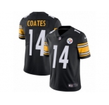 Men's Nike Pittsburgh Steelers #14 Sammie Coates Vapor Untouchable Limited Black Team Color NFL Jersey
