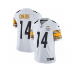 Men's Nike Pittsburgh Steelers #14 Sammie Coates Vapor Untouchable Limited White NFL Jersey