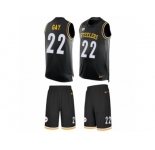 Men's Nike Pittsburgh Steelers #22 William Gay Limited Black Tank Top Suit NFL Jersey