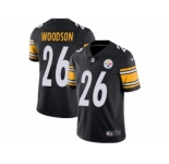 Men's Nike Pittsburgh Steelers #26 Rod Woodson Vapor Untouchable Limited Black Team Color NFL Jersey