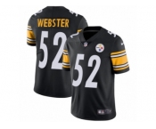 Men's Nike Pittsburgh Steelers #52 Mike Webster Vapor Untouchable Limited Black Team Color NFL Jersey