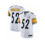 Men's Nike Pittsburgh Steelers #52 Mike Webster Vapor Untouchable Limited White NFL Jersey