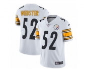 Men's Nike Pittsburgh Steelers #52 Mike Webster Vapor Untouchable Limited White NFL Jersey