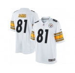 Men's Nike Pittsburgh Steelers #81 Jesse James Limited White NFL Jersey