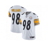Men's Nike Pittsburgh Steelers #98 Vince Williams Vapor Untouchable Limited White NFL Jersey