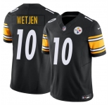 Men's Pittsburgh Steelers #10 Kaden Wetjen Black 2026 Draft F.U.S.E. Vapor Limited Football Stitched Jersey