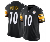 Men's Pittsburgh Steelers #10 Kaden Wetjen Black 2026 Draft F.U.S.E. Vapor Limited Football Stitched Jersey