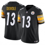 Men's Pittsburgh Steelers #13 Rico Dowdle Black 2025 F.U.S.E. Vapor Limited Stitched Football Jersey