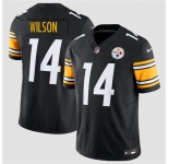Men's Pittsburgh Steelers #14 Roman Wilson Black 2026 F.U.S.E. Vapor Limited Football Stitched Jersey