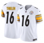 Men's Pittsburgh Steelers #16 Adam Thielen White 2025 F.U.S.E. Vapor Limited Football Stitched Jersey
