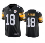 Men's Pittsburgh Steelers #18 John Rhys Plumlee White Vapor Untouchable Limited Football Stitched Jersey