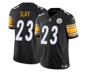 Men's Pittsburgh Steelers #23 Darius Slay Jr. Black 2025 F.U.S.E. Vapor Untouchable Limited Football Stitched Jersey