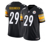 Men's Pittsburgh Steelers #29 Eli Heidenreich Black 2026 Draft F.U.S.E. Vapor Limited Football Stitched Jersey