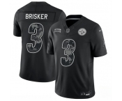 Men's Pittsburgh Steelers #3 Jaquan Brisker Black F.U.S.E. 2026 Salute to Service Limited Football Stitched Jersey