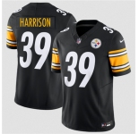 Men's Pittsburgh Steelers #39 Malik Harrison Black 2026 F.U.S.E. Vapor Limited Football Stitched Jersey
