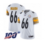 Men's Pittsburgh Steelers #66 David DeCastro White Vapor Untouchable Limited Player 100th Season Football Jersey