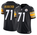 Men's Pittsburgh Steelers #71 Max Iheanachor Black 2026 Draft F.U.S.E. Vapor Limited Football Stitched Jersey
