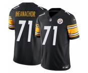 Men's Pittsburgh Steelers #71 Max Iheanachor Black 2026 Draft F.U.S.E. Vapor Limited Football Stitched Jersey