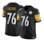 Men's Pittsburgh Steelers #76 Troy Fautanu Black 2024 Draft F.U.S.E. Vapor Untouchable Limited Football Stitched Jersey