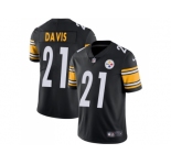 Nike Pittsburgh Steelers #21 Sean Davis Black Team Color Men Stitched NFL Vapor Untouchable Limited Jersey