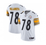 Nike Pittsburgh Steelers #78 Alejandro Villanueva Rush Limited White NFL Jersey
