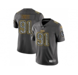 Nike Pittsburgh Steelers #91 Stephon Tuitt Gray Static Men NFL Vapor Untouchable Limited Jersey