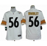 nike nfl jerseys pittsburgh steelers #56 woodley white[nike limited]