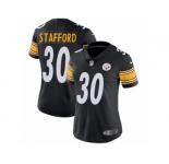 Women Nike Pittsburgh Steelers #30 Daimion Stafford Black Team Color Vapor Untouchable Limited Player NFL Jersey