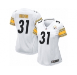 Women Nike Pittsburgh Steelers #31 Mike Hilton Game White NFL Jersey