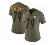 Women Nike Pittsburgh Steelers #79 Javon Hargrave Limited Olive 2017 Salute to Service NFL Jersey