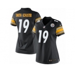 Women's Nike Pittsburgh Steelers #19 JuJu Smith-Schuster Limited Black Team Color NFL Jersey