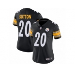 Women's Nike Pittsburgh Steelers #20 Cameron Sutton Limited Black Team Color NFL Jersey