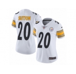Women's Nike Pittsburgh Steelers #20 Cameron Sutton Limited White NFL Jersey