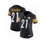 Women's Nike Pittsburgh Steelers #21 Robert Golden Vapor Untouchable Limited Black Team Color NFL Jersey