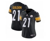Women's Nike Pittsburgh Steelers #21 Robert Golden Vapor Untouchable Limited Black Team Color NFL Jersey