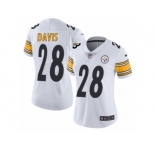Women's Nike Pittsburgh Steelers #28 Sean Davis Vapor Untouchable Limited White NFL Jersey