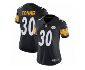 Women's Nike Pittsburgh Steelers #30 James Conner Limited Black Team Color NFL Jersey