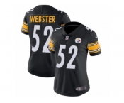 Women's Nike Pittsburgh Steelers #52 Mike Webster Vapor Untouchable Limited Black Team Color NFL Jersey