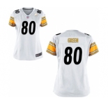 Women's Nike Pittsburgh Steelers #80 Ladarius Green White NFL Jersey