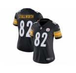Women's Nike Pittsburgh Steelers #82 John Stallworth Vapor Untouchable Limited Black Team Color NFL Jersey