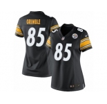 Women's Nike Pittsburgh Steelers #85 Xavier Grimble Limited Black Team Color NFL Jersey