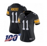 Women's Pittsburgh Steelers #11 Donte Moncrief Black Alternate Vapor Untouchable Limited Player 100th Season Football Jersey